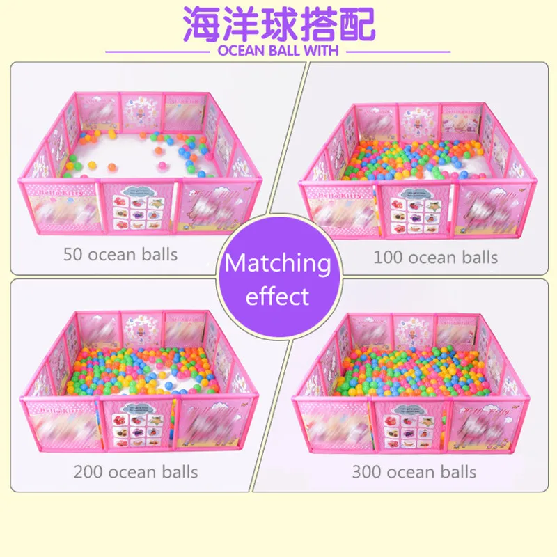  Baby Playpen Fence Plastic Baby Safety Fence Pool Folding Guard Protection Safety Products Infant C