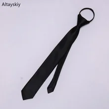 Галстуки женские Ретро твердый шелковистый узкий галстук на шею Тонкий Гладкий женский галстук простой в Корейском стиле элегантный универсальный трендовый унисекс