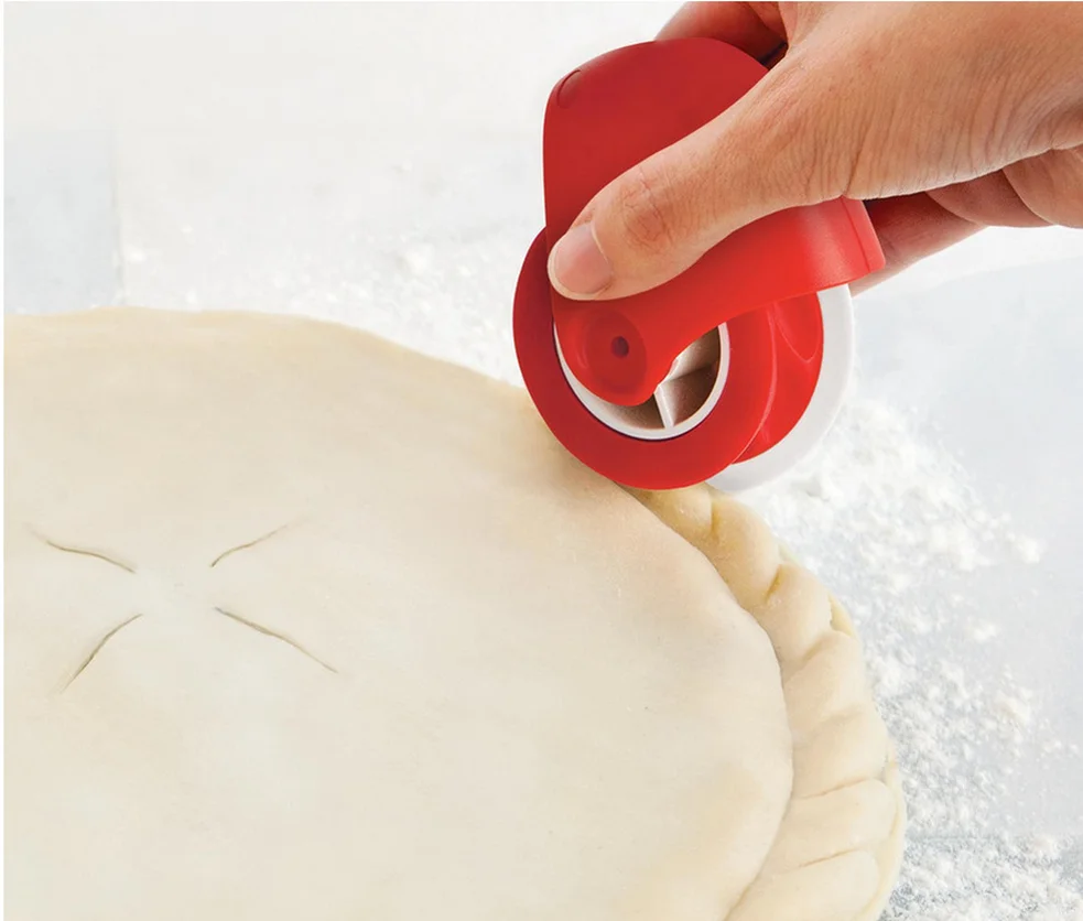 

DIY Rust-Proof Manual Noodle Cutter Pastry Cuter Rolling Wheel Decorator To Ensure Smooth Cutting Knife For Kitchen 2019 New