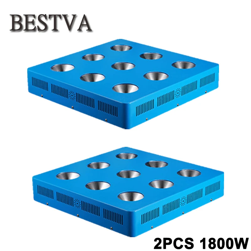 

2PCS Full Spectrum COB LED Grow Light for Indoor Plant Vegetative Flowering, 1800W plant led grow light COB for hydroponics