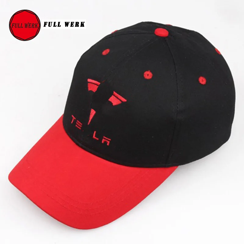 

Adjustment Embroidery Cap Creative Cotton Baseball Hat with Logo Man Woman for Tesla Model S Model X Interior Accessories