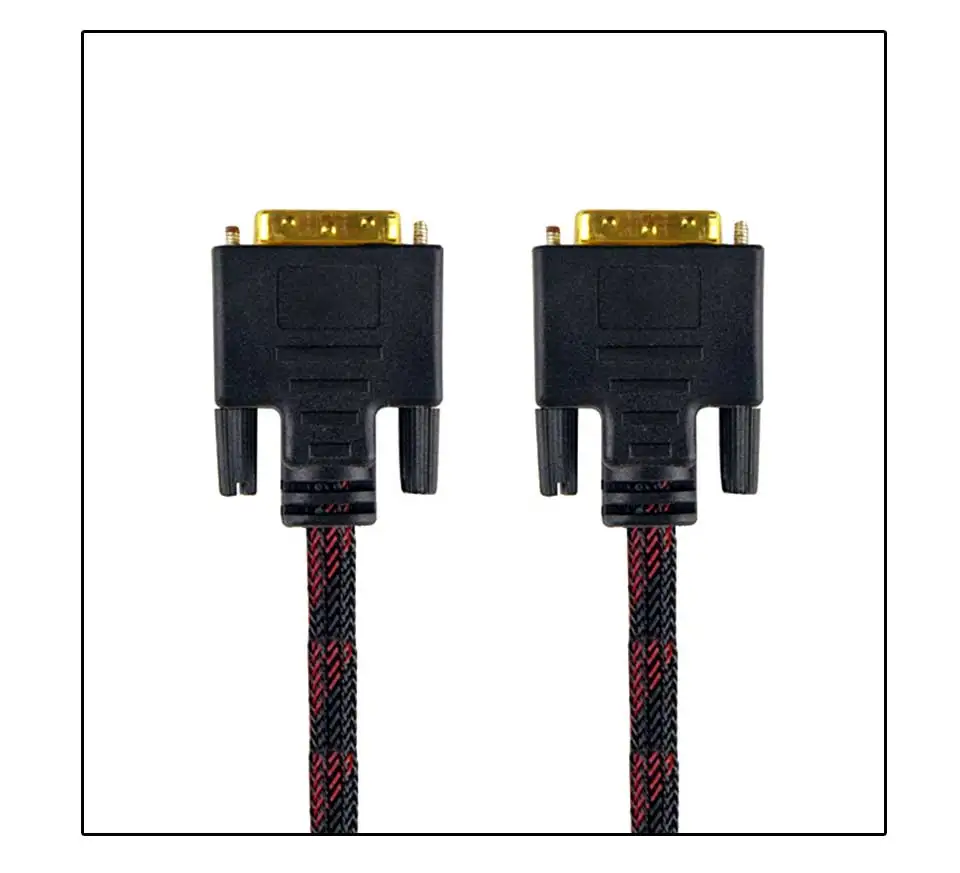 High Speed DVI Cable 3M 5M 10M Gold Plated Plug Male-Male DVI TO DVI 24+1 cable 1080p for LCD DVD HDTV XBOX Monitor Projector (9)