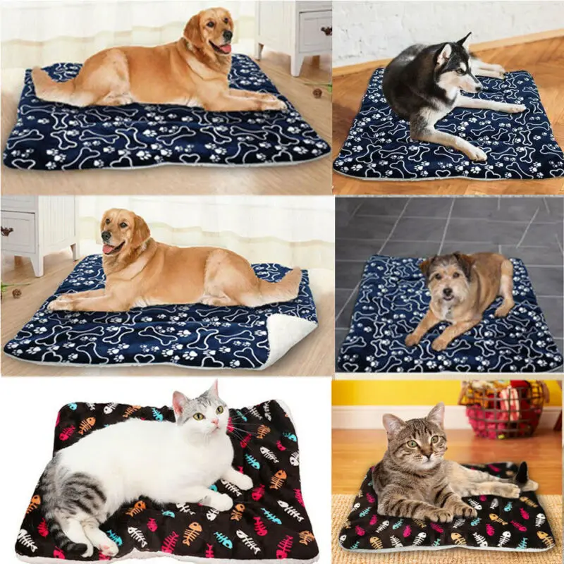 

Limit 100 1Pcs Soft Dog Cat Pet Winter Warm Mats Fur Bed Pad Self Heat Rug Thermal Washable Pillow Mat Slipcover