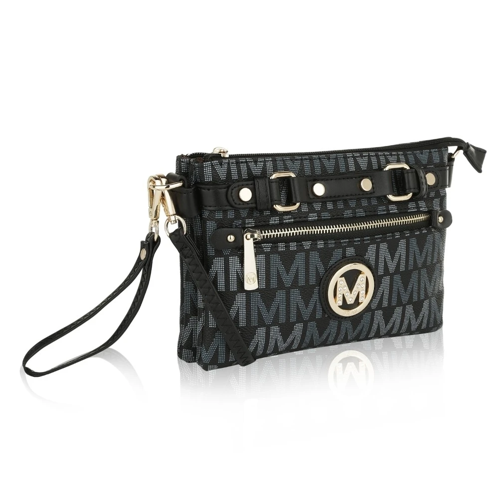 Mia K Farrow Logo Print Wristlet Bag, Multiple Colors (1)