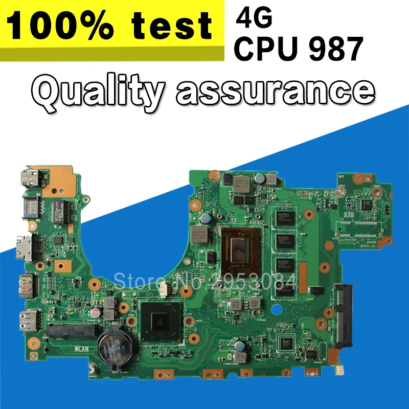 For Asus Motherboard F402C F402CA X402C X402CA F502C F502CA X502C X502CA 4G-987 Mainboard Fully Test S-4 | Компьютеры и офис