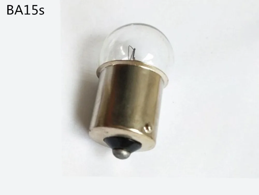 

10pcs ba15s 6v 12v 24v 15mm base Plug-in Indicating light bulb BA15S 36v filament light bulb 30v industrial light bulb 24v