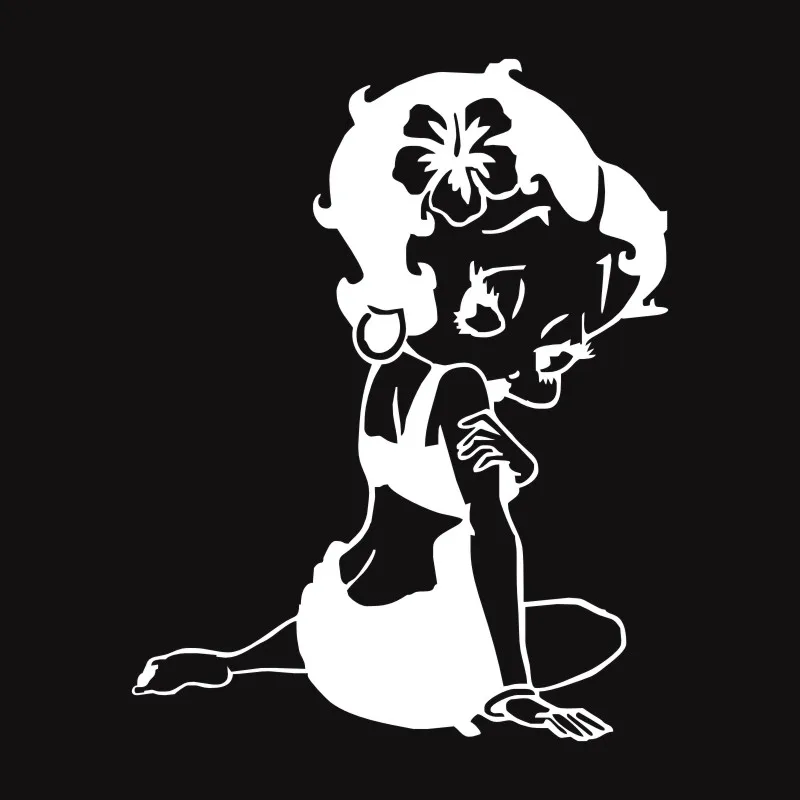Cunymagos Betty Boop виниловые авто Стайлинг найклейки на мотоцикл стикеры модные