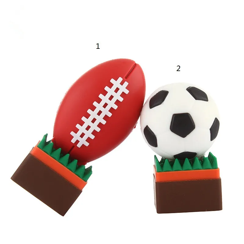 15+ cartoon soccer memory stick 2.0 memory card 4GB 8GB 16GB 32GB 64GB
plastic rugby usb 2.0 pendrive flash drive free shipping Best Choice