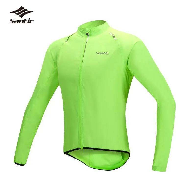 

Santic Waterproof Cycling Jacket Men UPF30+ Windproof Road Mountain Bike Rain Jacket Raincoat Bicycle Jackets Jerseys Clothing