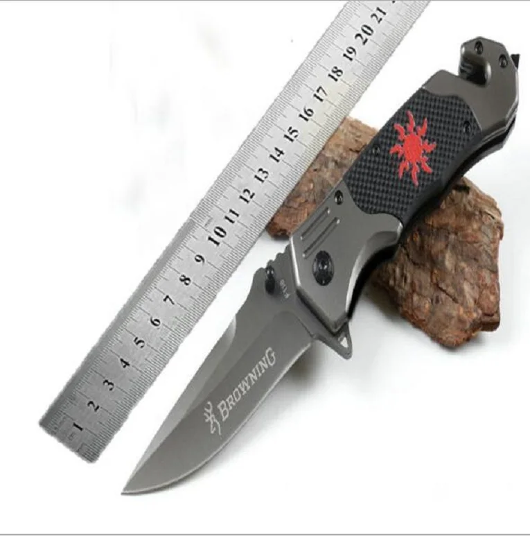 

Outdoor self-defense portable mini F118 folding multi-function survival folding knife high hardness knife