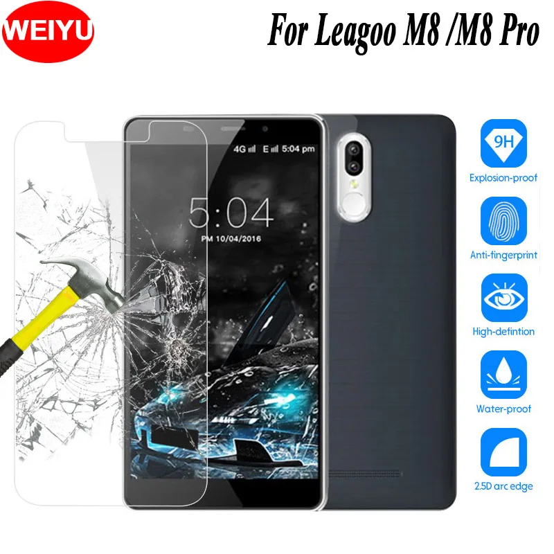 Ультратонкая Защитная закаленная пленка 5 7 дюйма для телефона Leagoo M8 Pro|Защитные