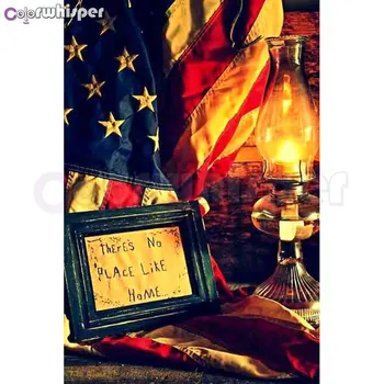 

Diamond Painting Full Square/ Round Flag of The United States Daimond Painting Mosaic Rhinestone Embroidery Cross Stitch 617DP