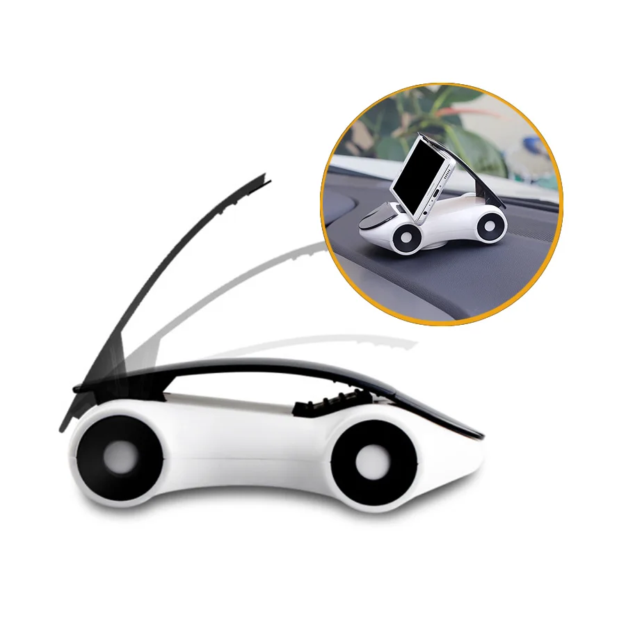 

Universal White Car Model Mobile Support 360 Degree Rotated Holder for Your Mobile Phone for Samsung Iphone