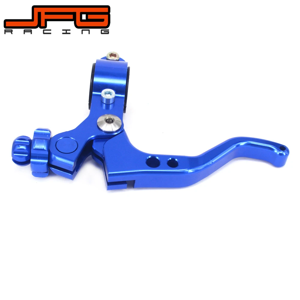 Billet CNC Pivot Short Adjustable Stunt Clutch Lever with clamps for KTM HONDA YAMAHA SUZUKI KAWASAKI Dirt Bike