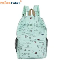 SIF Dessin Animé de Mode Impression Femmes Toile Sac À Dos Cartable JUILLET 20
