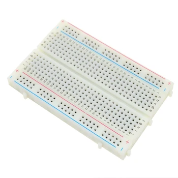 

400 Point Mini Bread Board 8.5CMx5.5CM Breadboard for Raspberry Pi 3 Model B and Arduino with Free Shipping