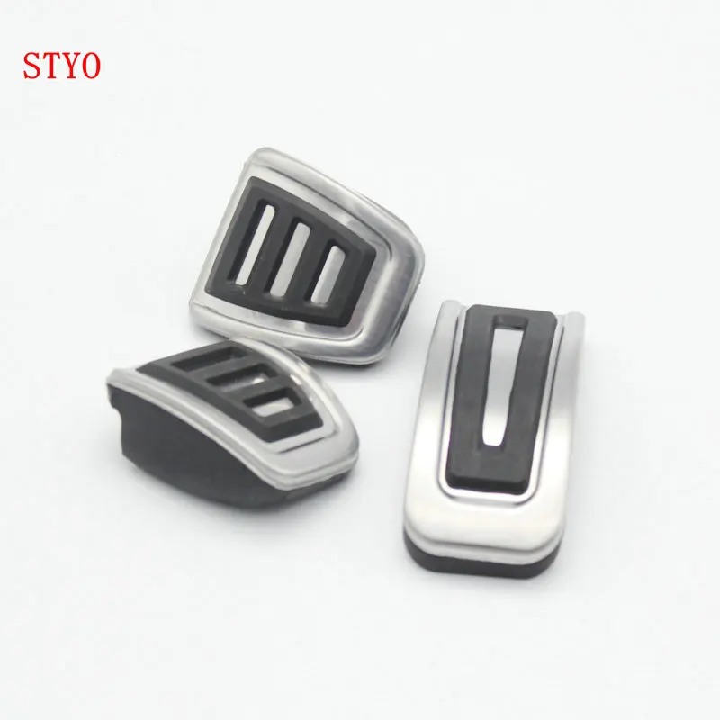 

STYO Car Stainless Steel Gas Brake Pedal MT/AT Pedal cover For VW T-ROC 2018