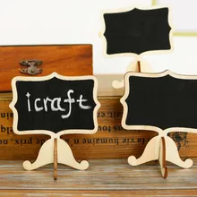 5 шт. мини деревянная доска стенд наклейка для доски сообщение письмо доска заметка таблица номер доски офисные школьные принадлежности