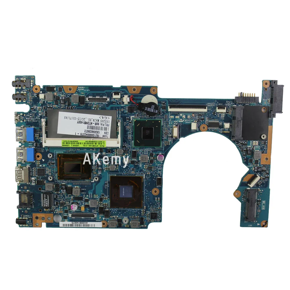 Akemy UX52VS материнская плата для ноутбука Asus ZenBook UX52VS UX52V материнская плата 2G ram I7-3537U