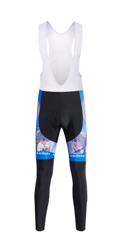 USA men's miloto cycling jersey long sleeves and bib pants cycling sets bicycle clothing (10)