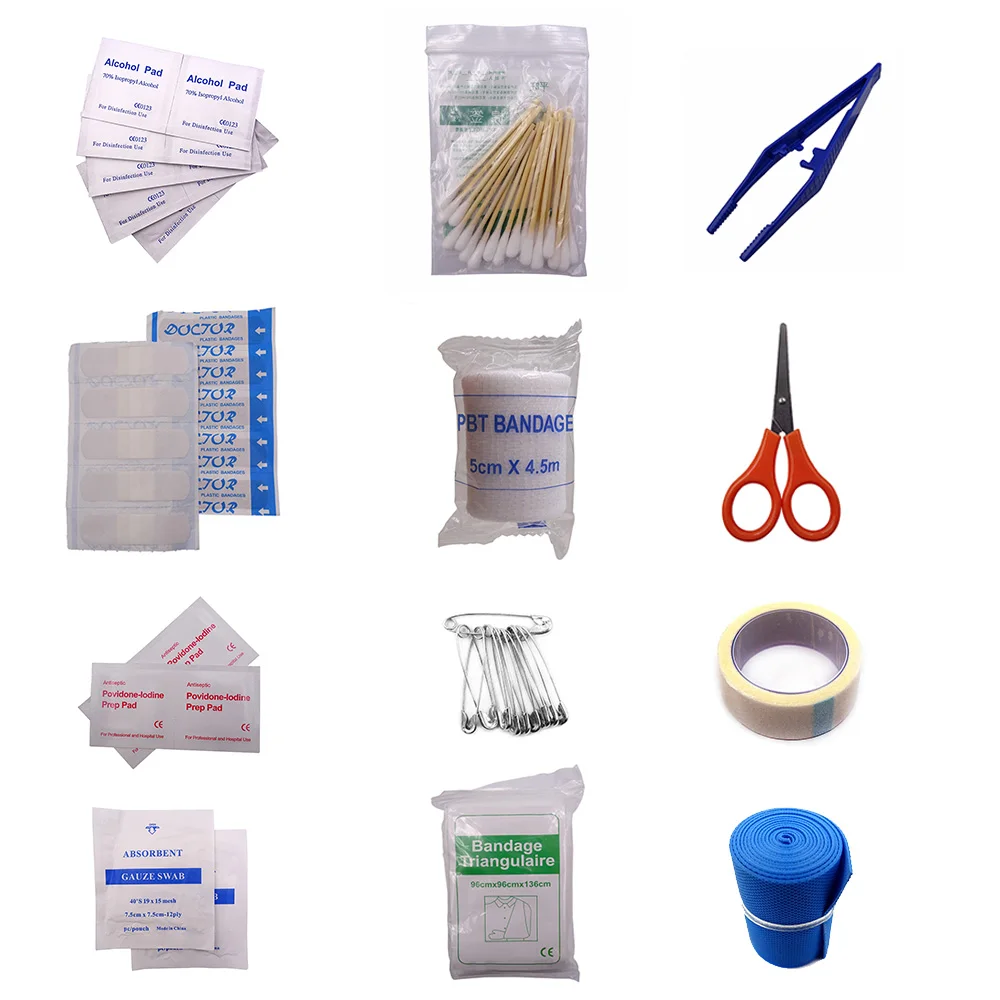 First Aid Kit Medical Outdoor Waterproof Wilderness Survival Emergency Treatment Camping Hiking Mini Home Travel First Aid Bag 