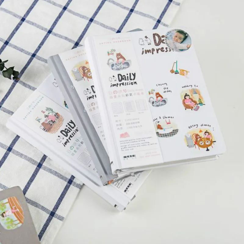 

Notebook Cute Student Thick Small Fresh Color Page