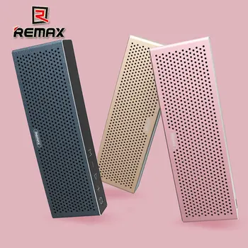 

REMAX RM-M20 mini Metal Portable Desktop Bluetooth Speaker Chic style Support Handsfree Call TF card AUX Subwoofer Music