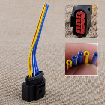 

Citall Car 5 Pin Mass Air Flow Sensor Connector Plug Fit For VW Golf 1J0973775 A