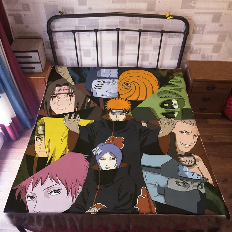 Аниме манга наруто простыня 150*200 см 008|naruto bed sheet|bed sheetanime bedsheet |