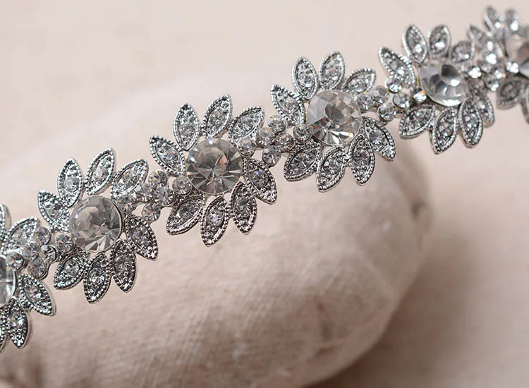 Wedding Crystal Tiara Bridal Flower Girl Prom Party Crown Diamate Headband Piece.jpg (2)