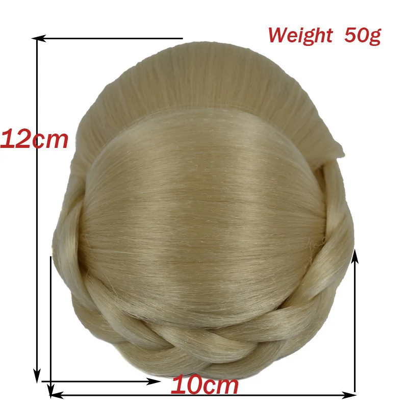 Jeedou J-036-1-1 Синтетический Плетеный шиньон с зажимом на волосах пучок кусок Updos покрытие волос женский пончик Грация и деликатность