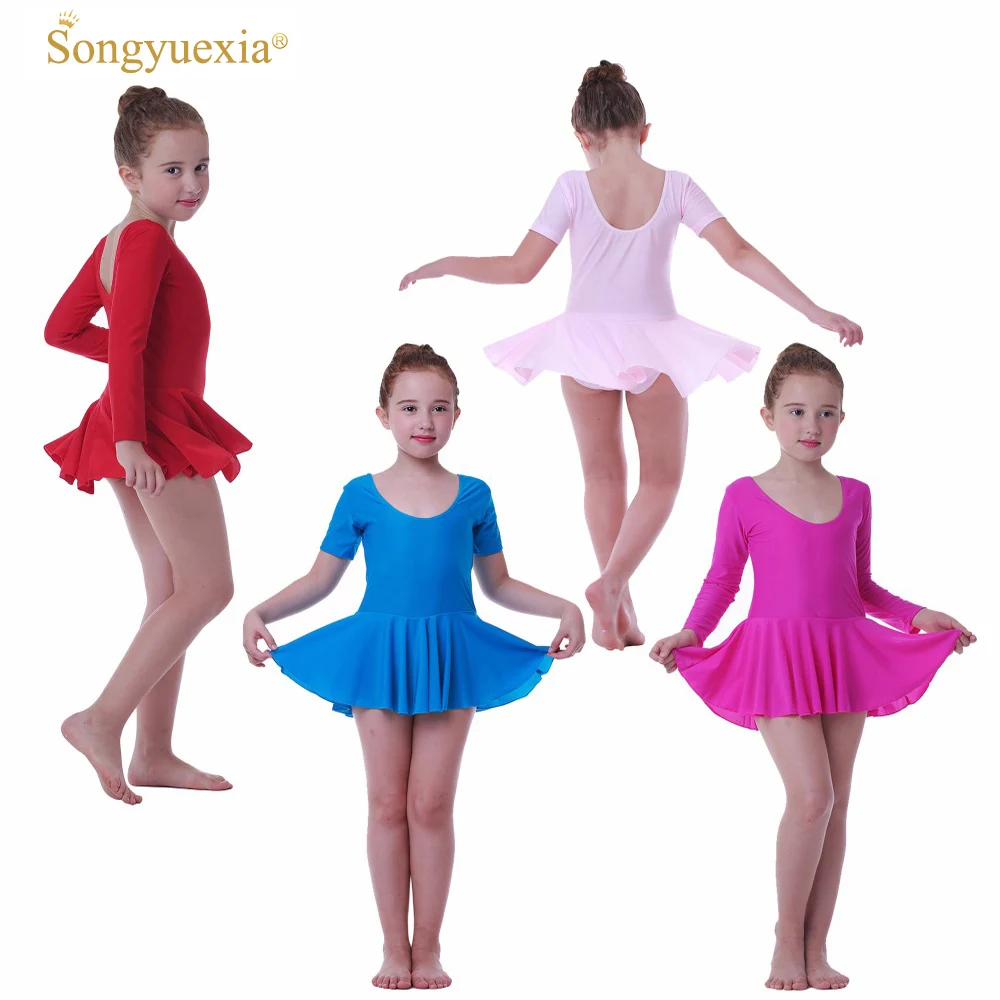 

2017 wholesale/retail 3-9 Years Children Dance Costumes Ballet Girls Dresses Skirts Dancewear kid stage dance clothes