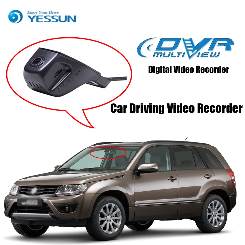 YESSUN для suzuki vitara вождение автомобиля видео регистратор DVR мини управление приложение Wi Fi камера регистратор стиль