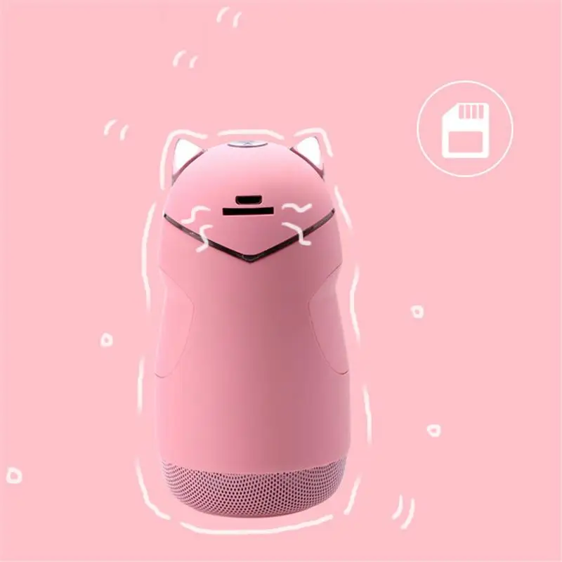 Новинка, подарок кошке, Bluetooth динамик, светодиодный светильник, сабвуфер, мультяшный, инновационный, беспроводной динамик с громкой связью