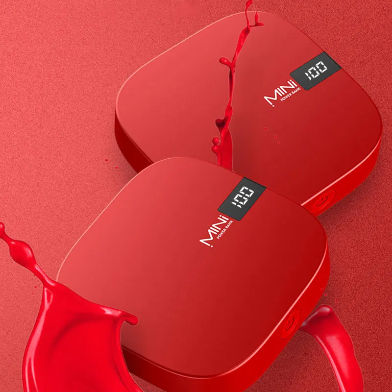 10000 мАч Мини Внешний аккумулятор зарядное устройство портативное повербанк для