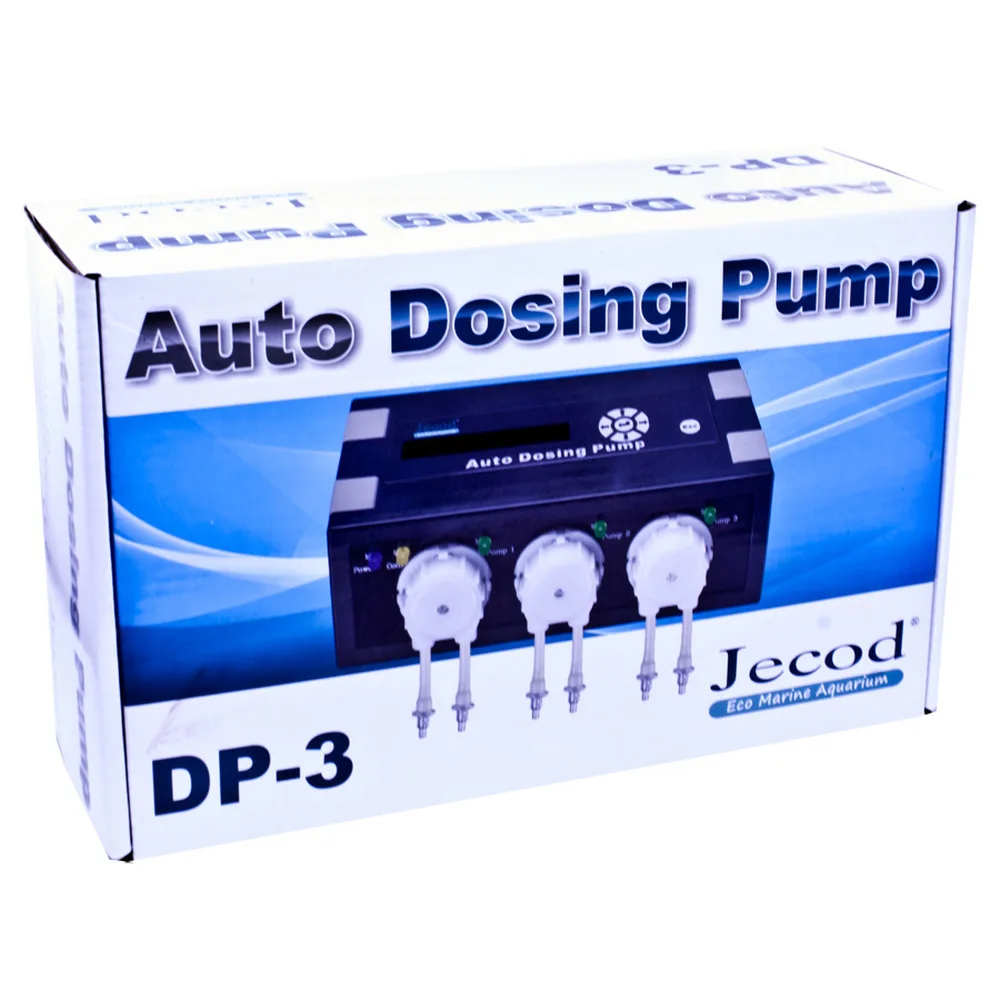 

JEBAO JECOD DP-3 12V Programmable Auto Dosing Pump For Marine Aquarium Reef Fish Tank Automatic Doser 3 Channel Peristaltic Pump
