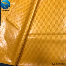 LIULANZHI парча в Гвинейском стиле хлопковый Базен riche африканская выскочка ткани Высокое качество 10 ярдов/лот модные ML6B97