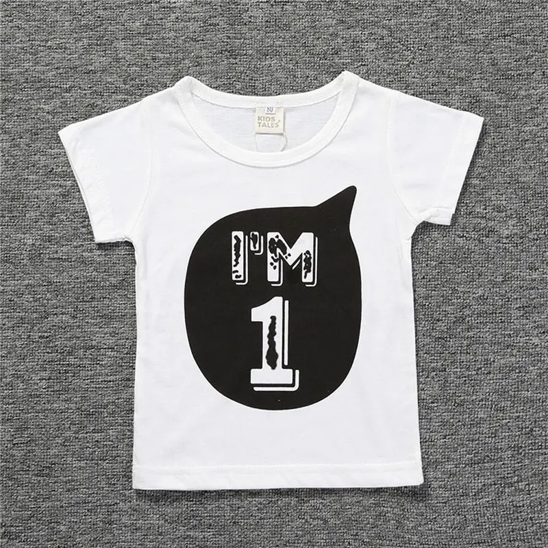 Летняя детская одежда, детские футболки для маленьких девочек и мальчиков, топы с рисунком Минни Маус, футболка, От 1 до 6 лет