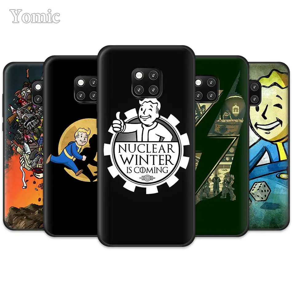 

game Fallout Silicone TPU Cell Phone Case Cover for Huawei Mate 20 Pro 10 20 Lite Honor 20 Lite 20 Pro P20 P30 Pro Case Cover