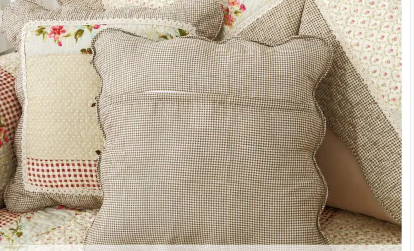Лоскутная стеганая наволочка для подушки с цветочным рисунком, наволочка для сада, дивана, наволочка для подушки, спинка, поясная наволочка, для дома