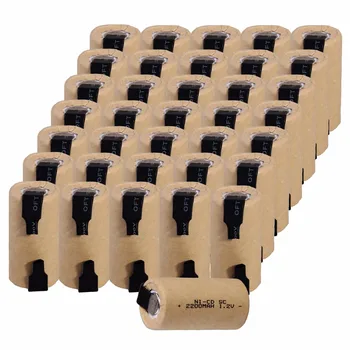 

36 pcs SC 2200mah 1.2v battery NICD rechargeable batteries for makita bosch B&D Hitachi metabo dewalt for emergency light toy