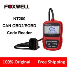 Бесплатная Доставка Дешевые Foxwell NT200 OBD Код Читателя Автомобильный Сканер NT200 Автомобиля Диагностический Инструмент лучше, чем ELM327 AD310