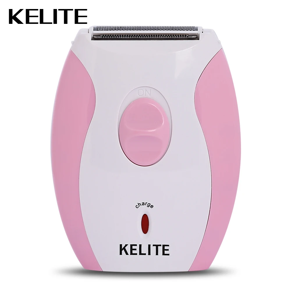 KELITE KLT-518 электрическая Женская бритва эпилятор удаления волос депиляция машина 100-240 В бритва депилятор женский станок для бритья - Цвет: Pink