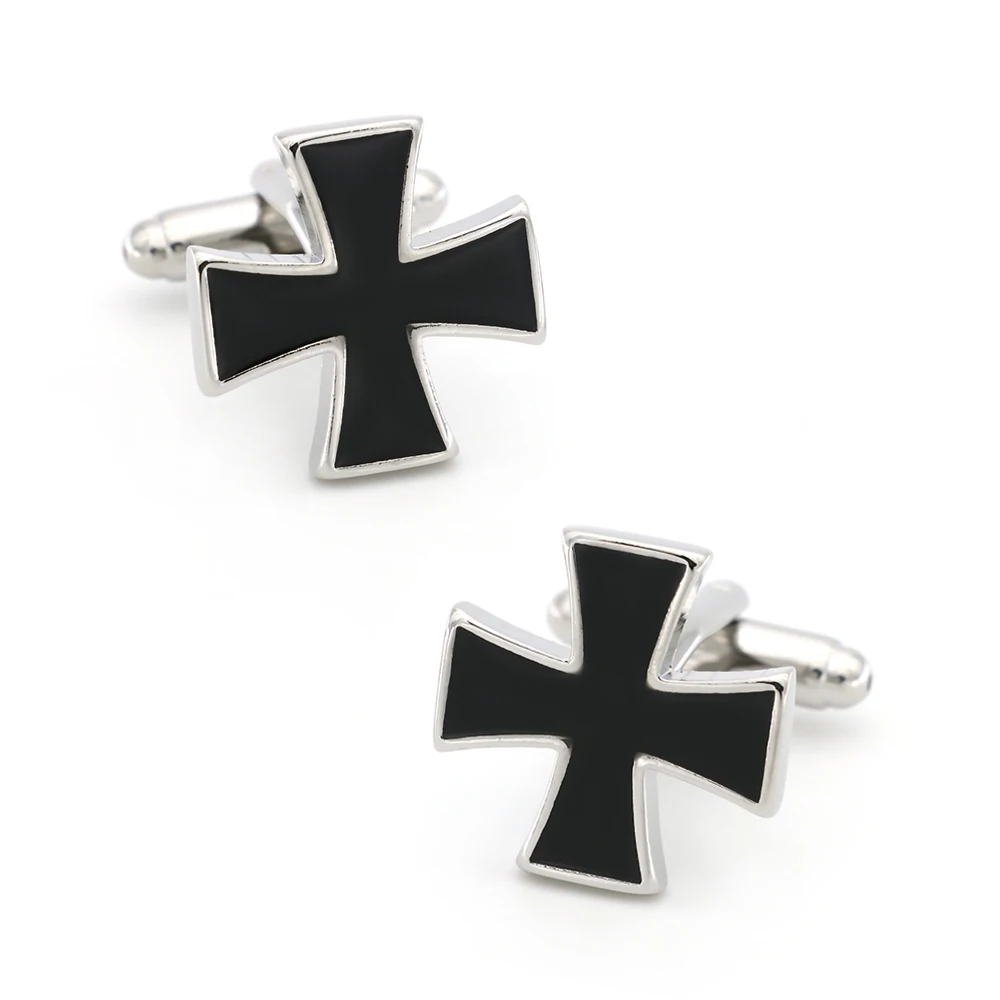 

Men's War Cross Cuff Links Copper Material 4 Colors Option