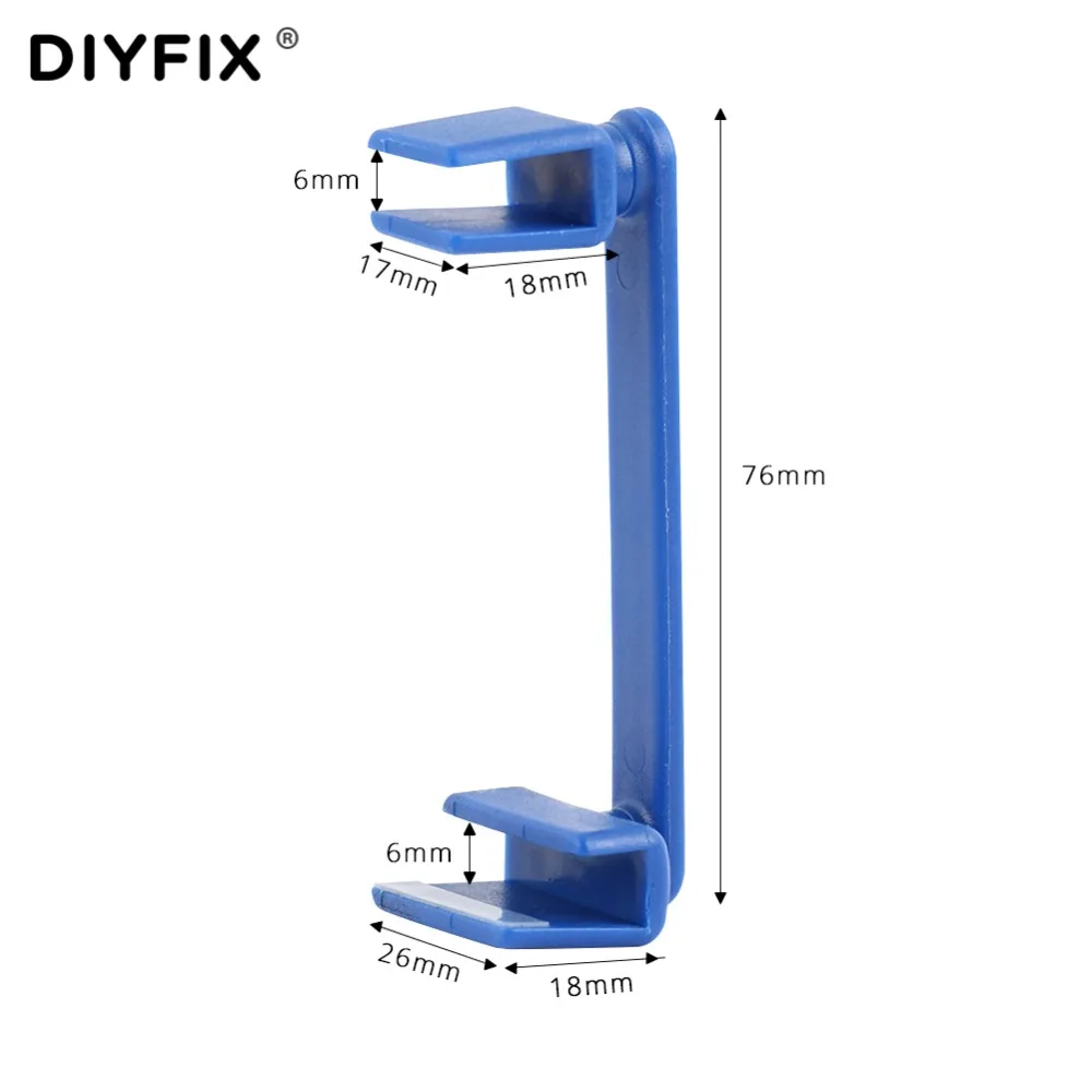 DIYFIX 10 в 1 Набор инструментов для ремонта открывания телефона вращающаяся стойка держатель отвертка для iPhone samsung набор электронных ручных инструментов