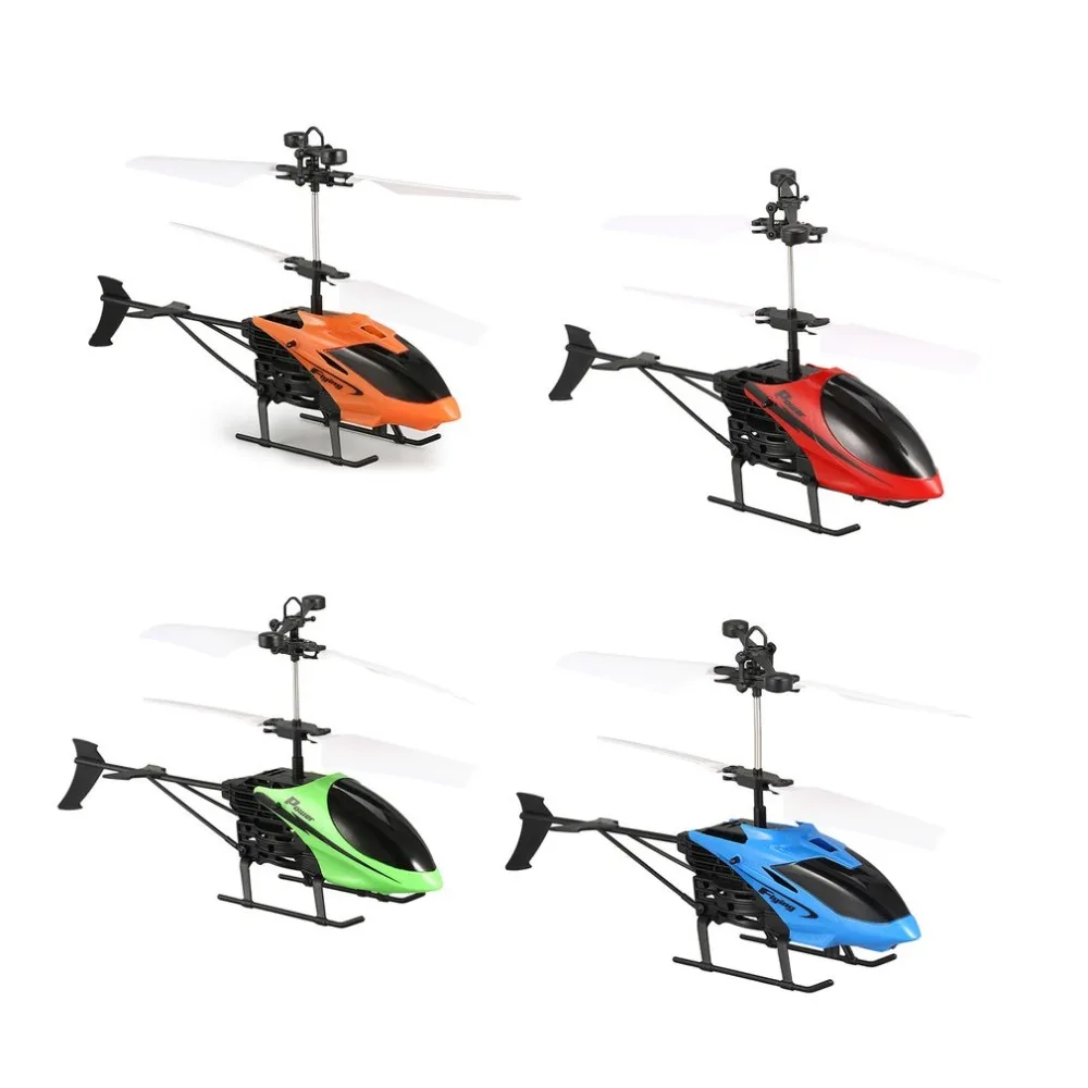 D715 RC Flying Mini Infrared Induction RC Helicopter Drone Remote Control Aircraft with LED Flashing light for Kids Toys Gift