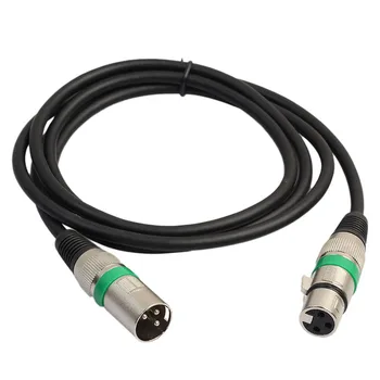 

Microphone Audio Connector Pin XLR Male to Female Mic Microphone Cable Extension Cable For Microphone Mixer Cable Length:1.8M