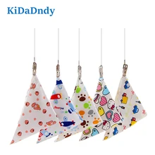 KiDaDndy 3 пара/лот экологический хлопок Детские Бандана Нагрудники бандана Baberosbandana детские нагрудники водонепроницаемые детские нагрудники WMC1636