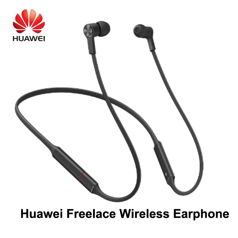  Original Huawei FreeLace Wireless Earphone Bluetooth Sport waterpoof IP55 in-ear Memory Cable Dynam