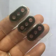 Сзади сзади Камера Стекло крышка объектива Кольцо для iPhone 8 для iPhone X Камера кольцо Ассамблеи Замена 5 шт./лот